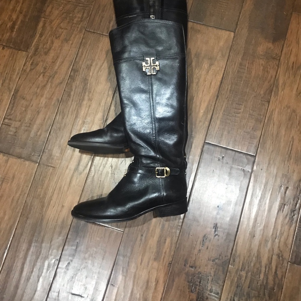 Tory Burch leather riding boots